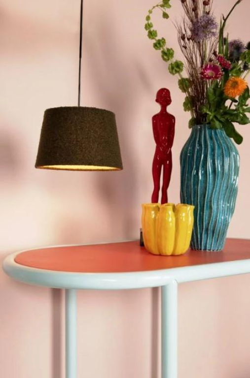 Lucide Woolly hanglamp beige