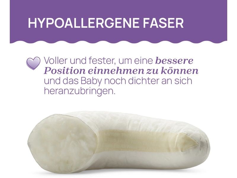 Boppy Stillkissen Deluxe Clouds Kissen für Seitenschlafen und Stillen