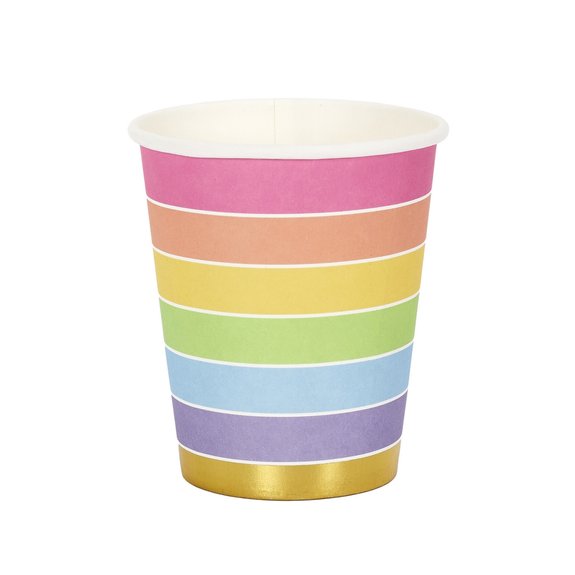 6 verres en carton Licorne