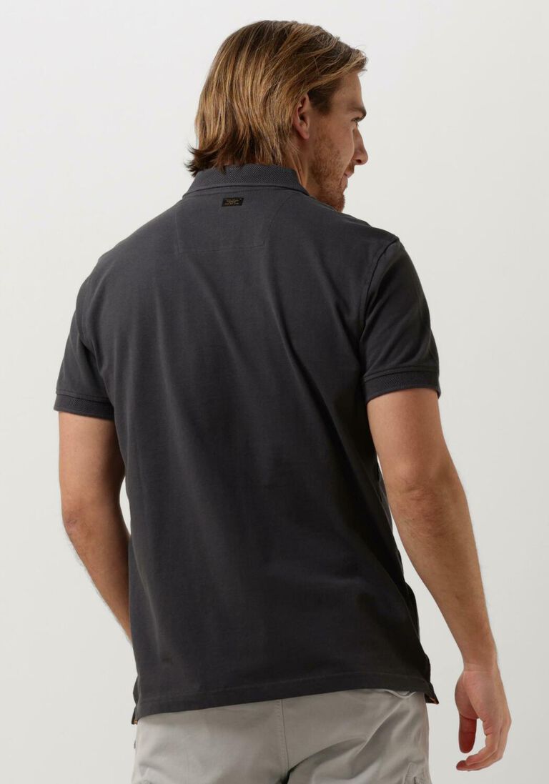 PME LEGEND donkergrijze pme legend polo short sleeve polo pique