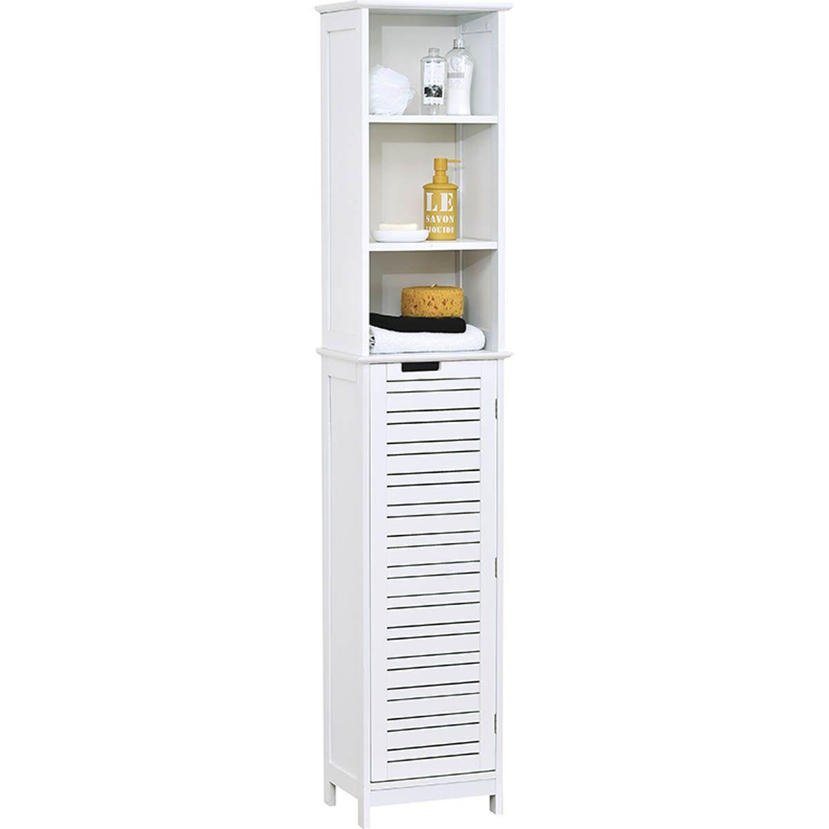 COLONNE 1 PORTE  3 ETAGERES MDF ETAGERES MDF  MIAMI