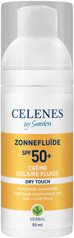 Celenes Herbal Zonnefluïde SPF50+ Dry Touch 50ml