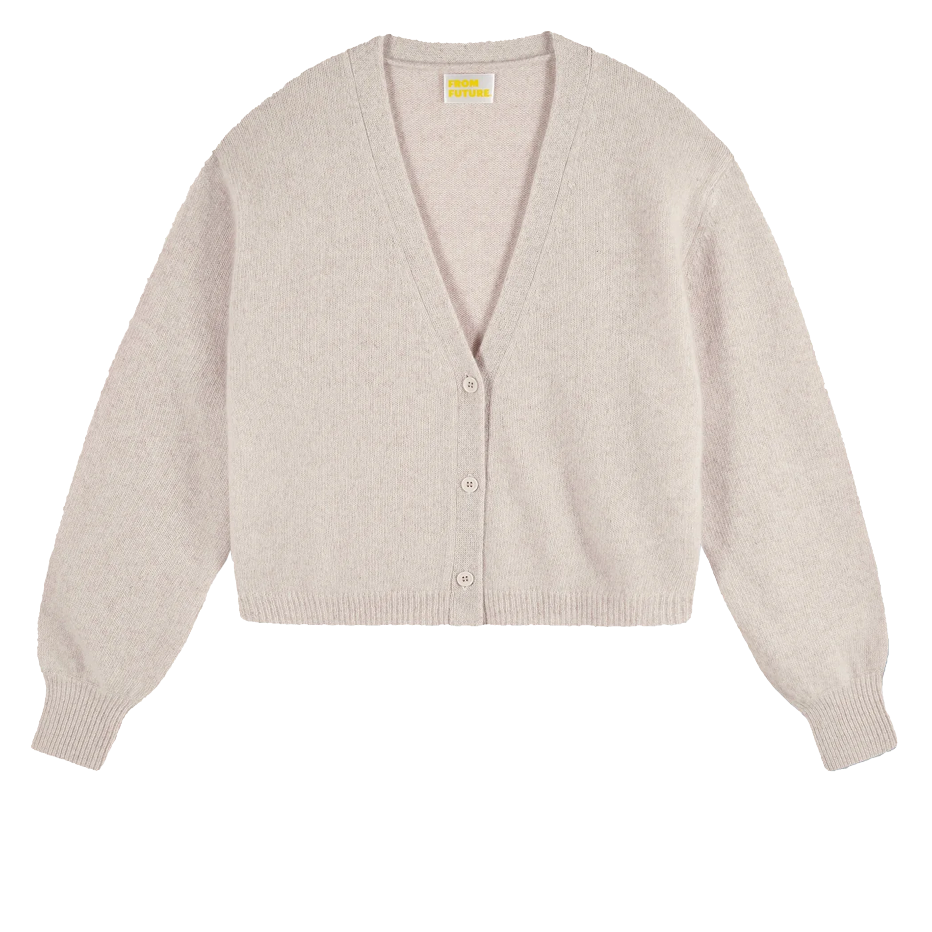 Cardigan boutonnée en cachemire| Beige