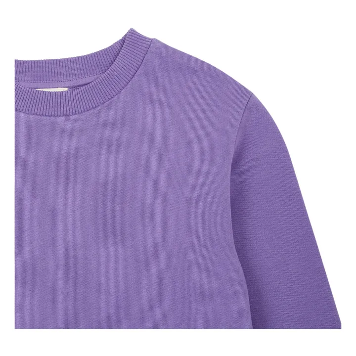 SMALLABLE BASICS Robe Sweat Coton Bio | Lavande
