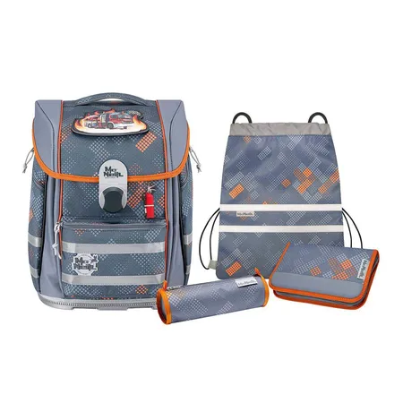 McNeill Schulranzen-Set Biggy FIRE, 5-teilig