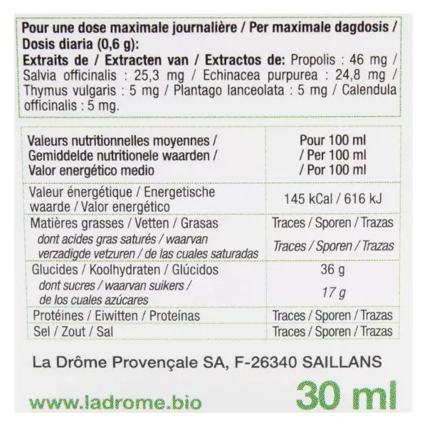 Ladrôme Propolis Spray Buccal Bio 30ml