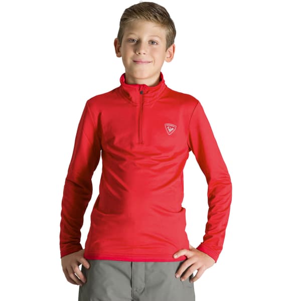Sweat polaire ROSSIGNOL BOY 1/2 ZIP WARM STRETCH SPORTS RED
