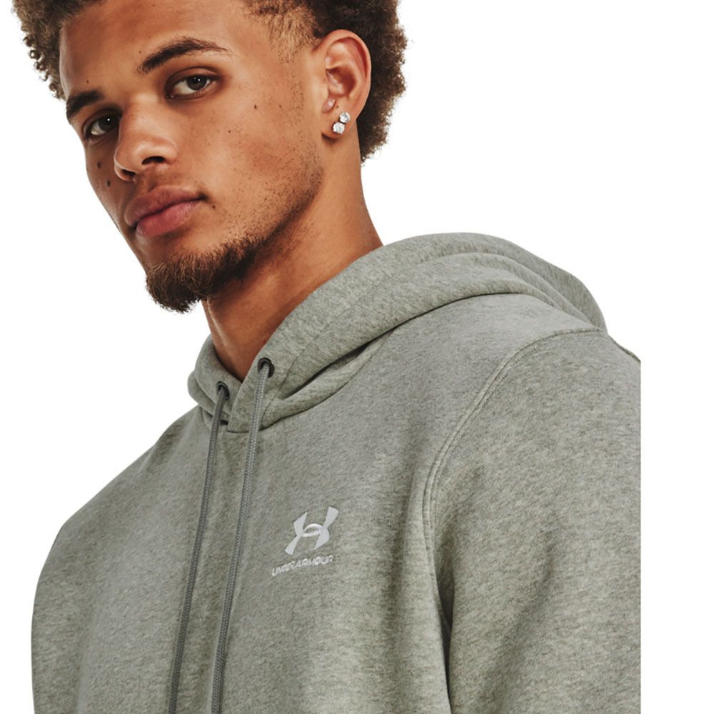 Under Armour ESSENTIAL FLEECE - Sweat Homme vert