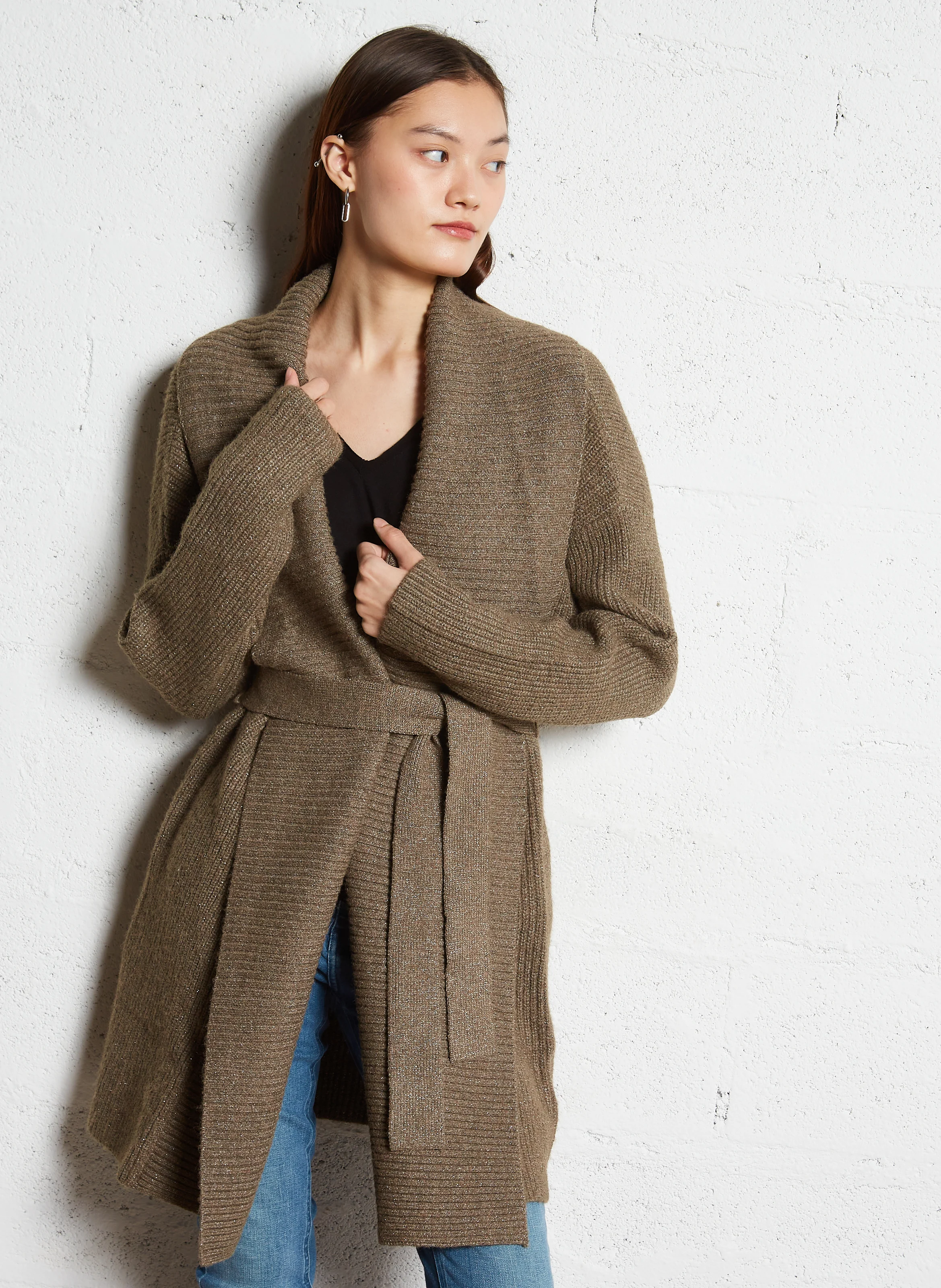 Gilet long| Kaki