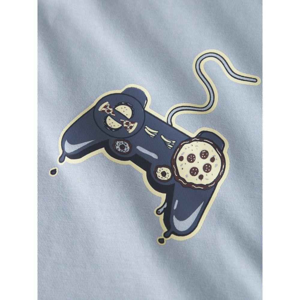 Køb Name It Blue Fog Pizza Controller Nkmvictor Ss Nreg Top