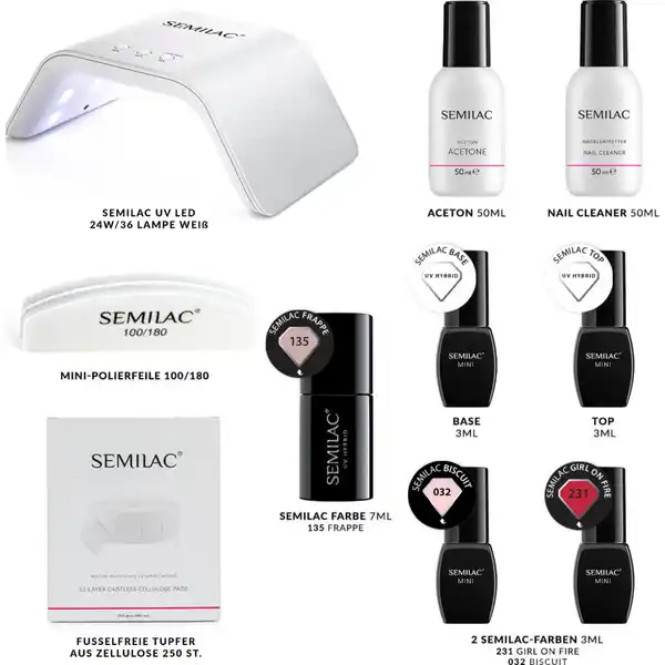 UV-Nagellacke Starter Set TRY ME