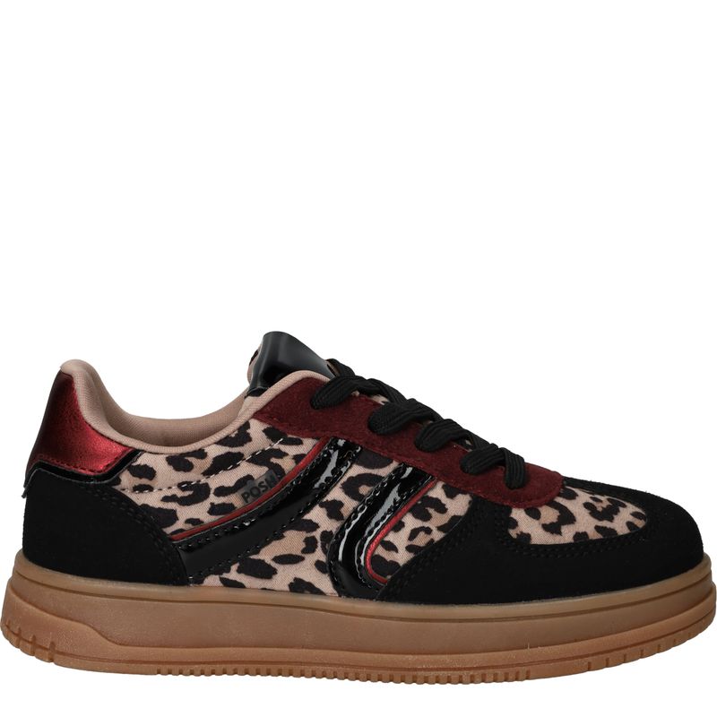 POSH by Poelman Sneakers Zwart Meisjes