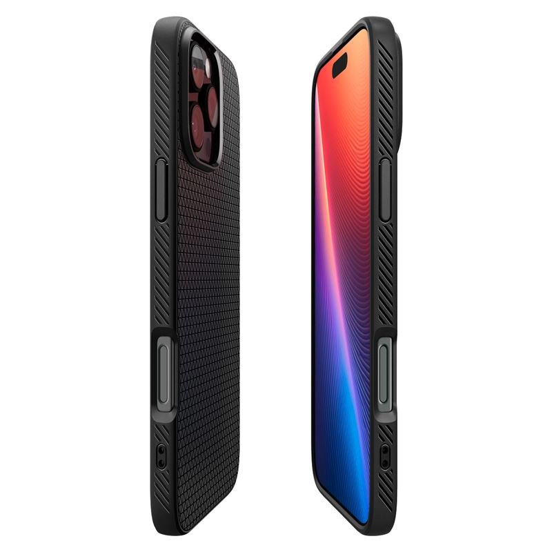 iPhone 16 Pro Liquid Air Case Gummi Hülle (ACS08117) - Schwarz