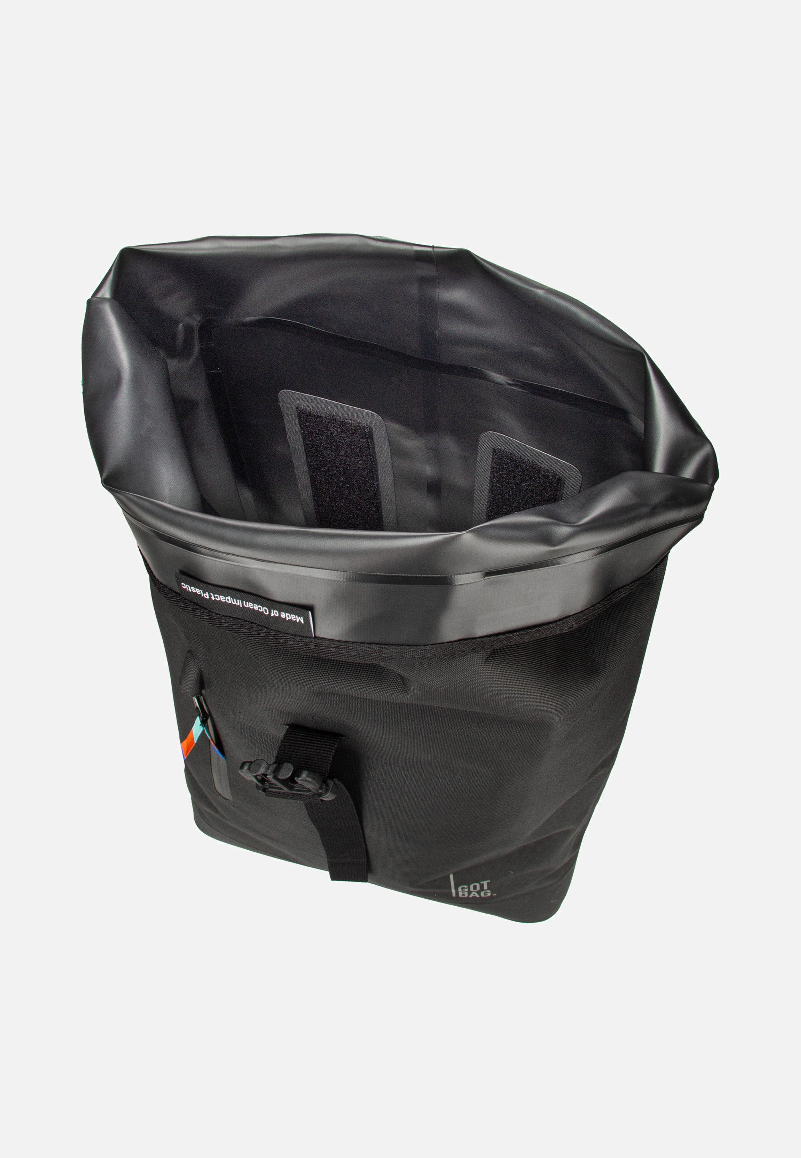 Rolltop Lite 2.0 Black - Rolltop Rucksack