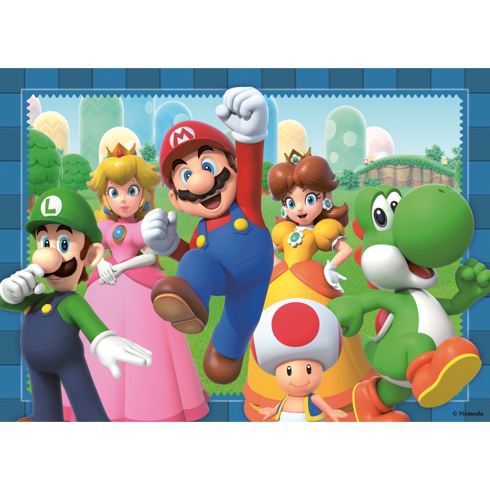 Ravensburger Super Mario 4 x 100-teiliges Puzzle-Bumper-Pack