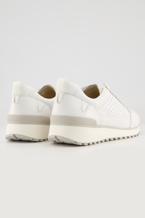 Caprice Hirschleder-Sneaker, Wechselfußbett, Weite G