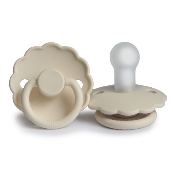 Frigg Fopspeen Daisy Blush/Cream T1 0-6mnd (2 stuks)