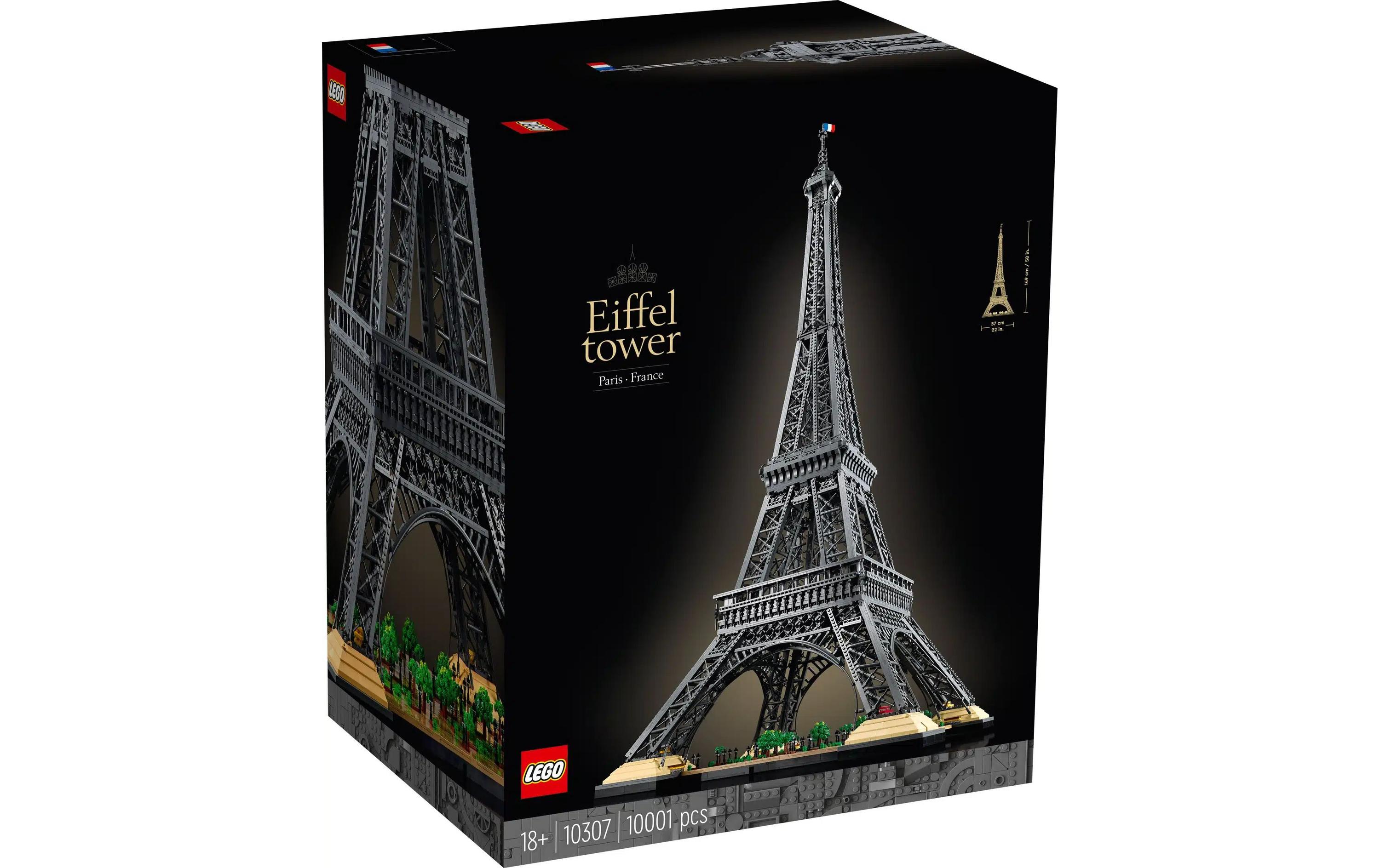 Icons Eiffelturm 10307<br>Riesiges LEGO-Modell mit fast 1.5 Meter Höhe