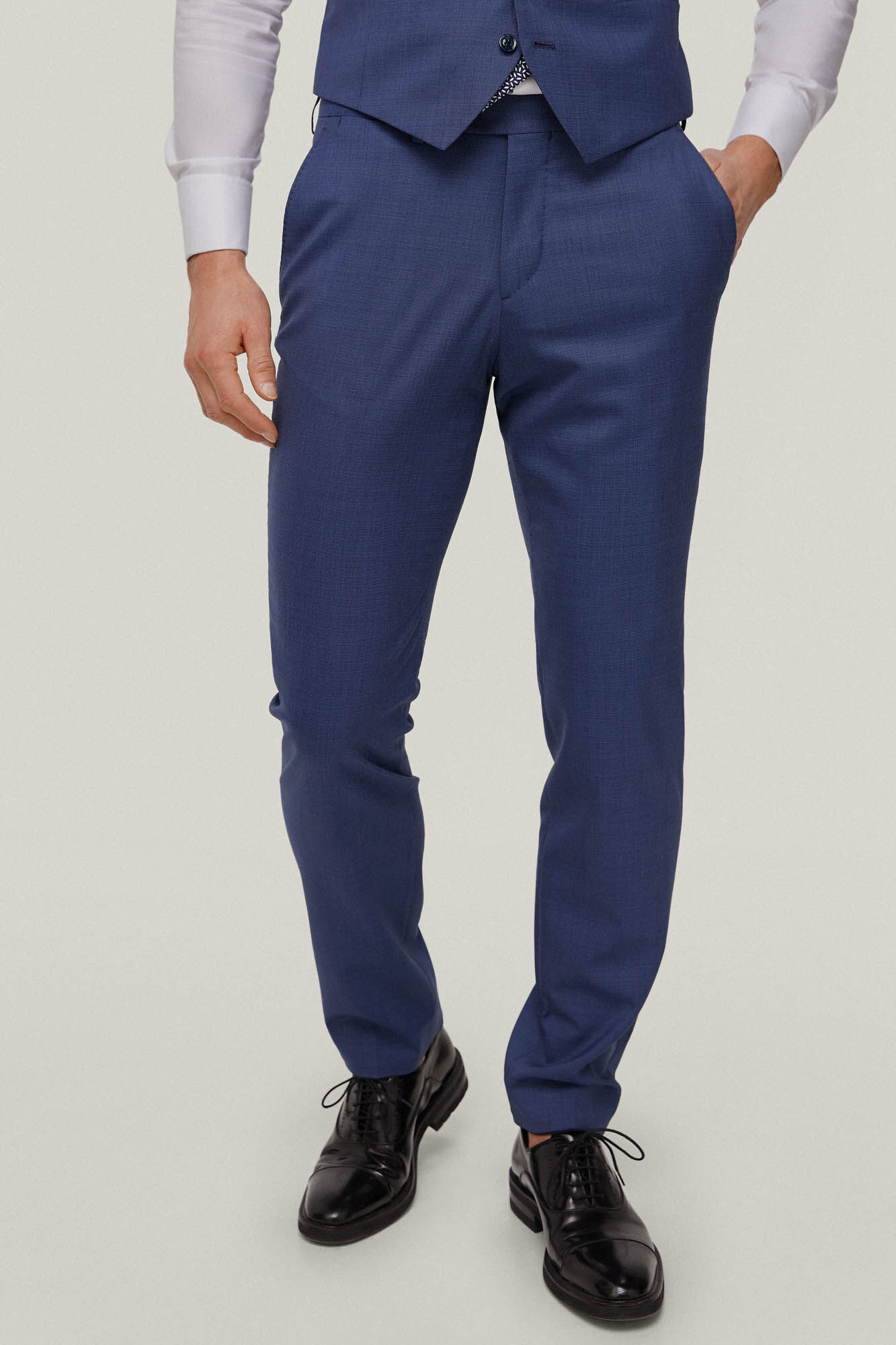 Calça Slim Azul - Azul