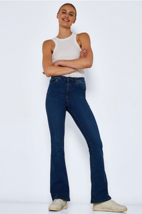 Noisy may blauwe dames jeans