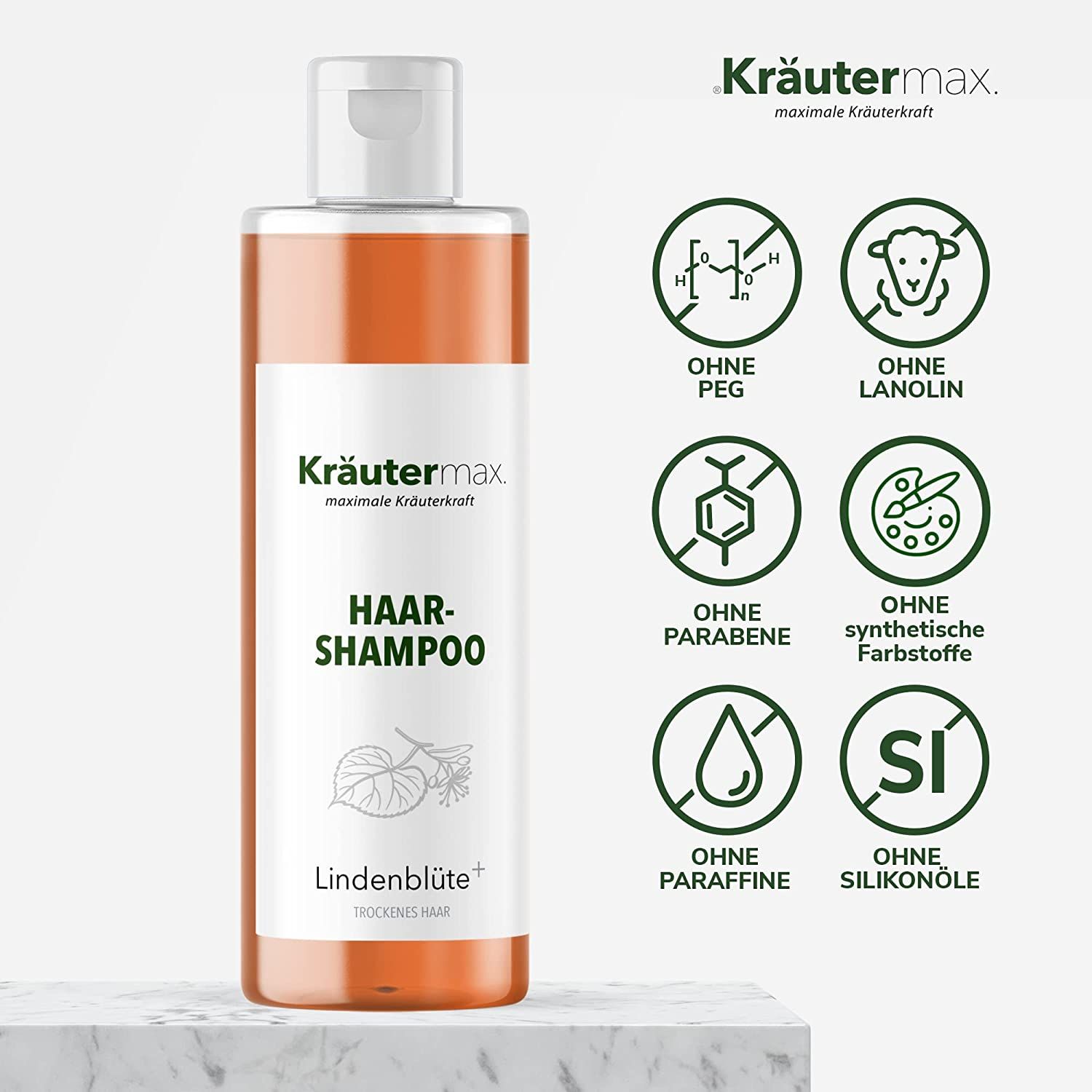 Kräutermax Haarshampoo Lindenblüte plus