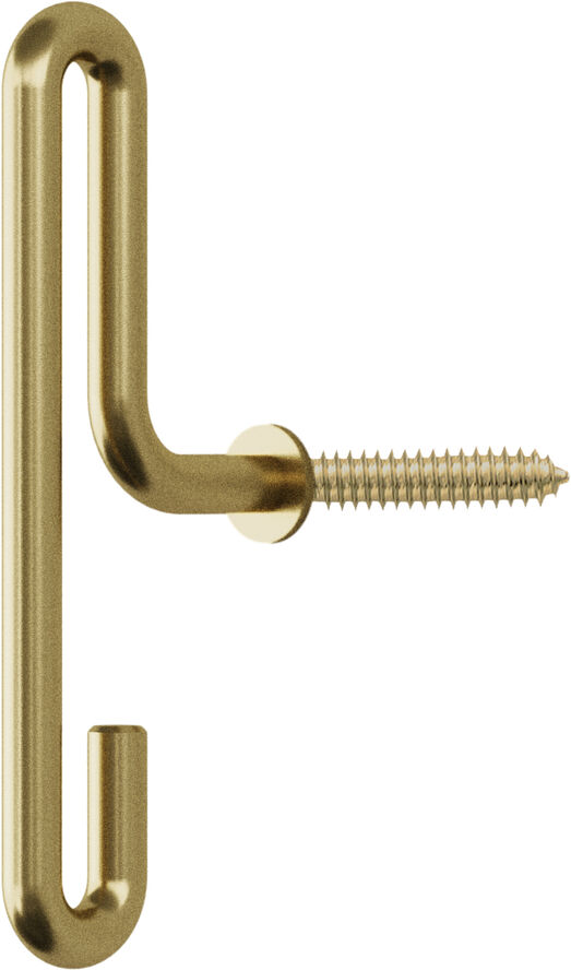 Moebe Wall Hook, Matt Gold, Small x2 Gold