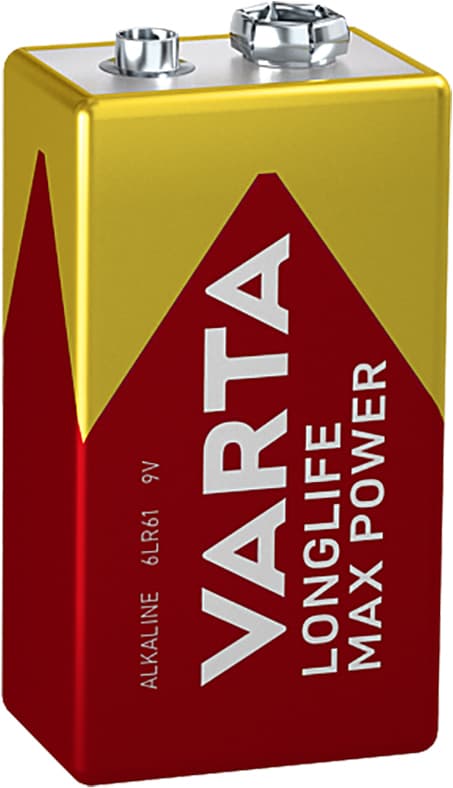 Varta Longlife Max Power 9V batteri