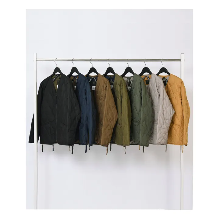 Taion Veste Zippée Matelassée Military | Noir