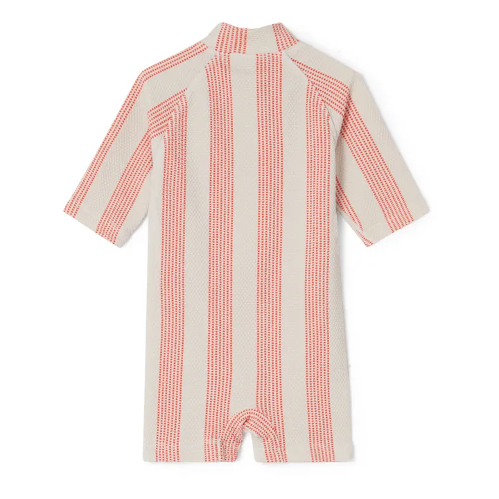garbo&friends Combinaison Anti-UV Rayée | Rose