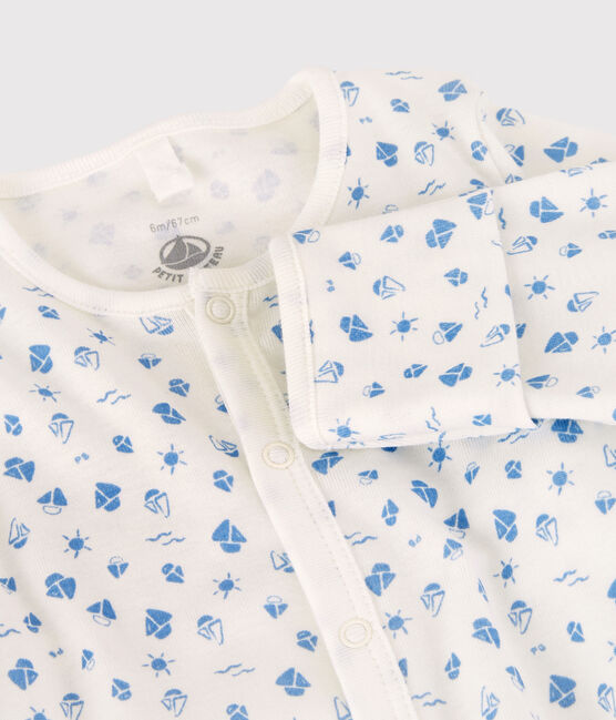 Combisac cerises bébé en coton biologique