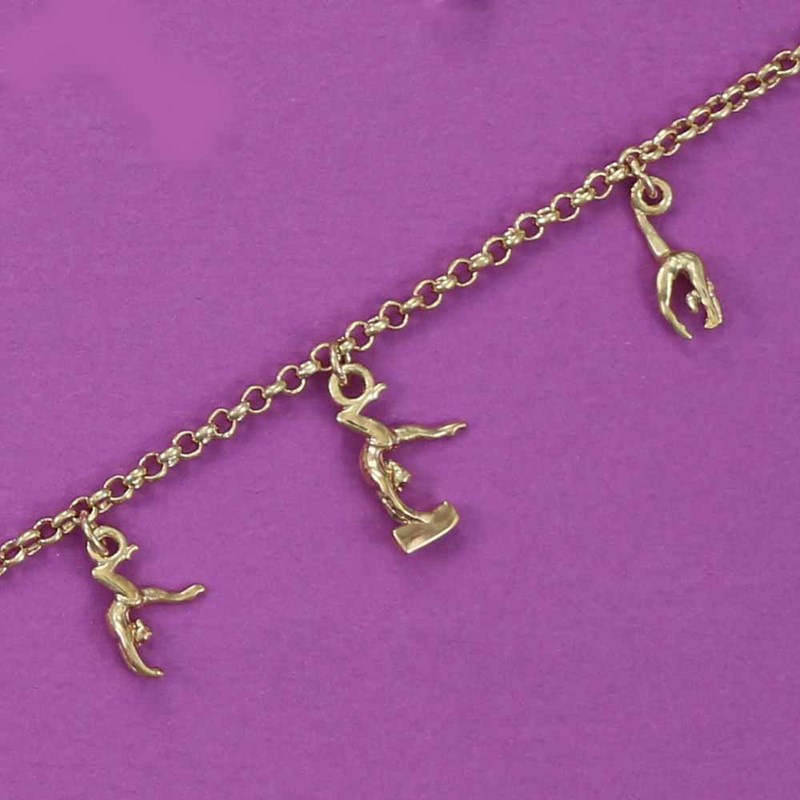 Bracelet GAF gymnastique artistique - Plaqué or