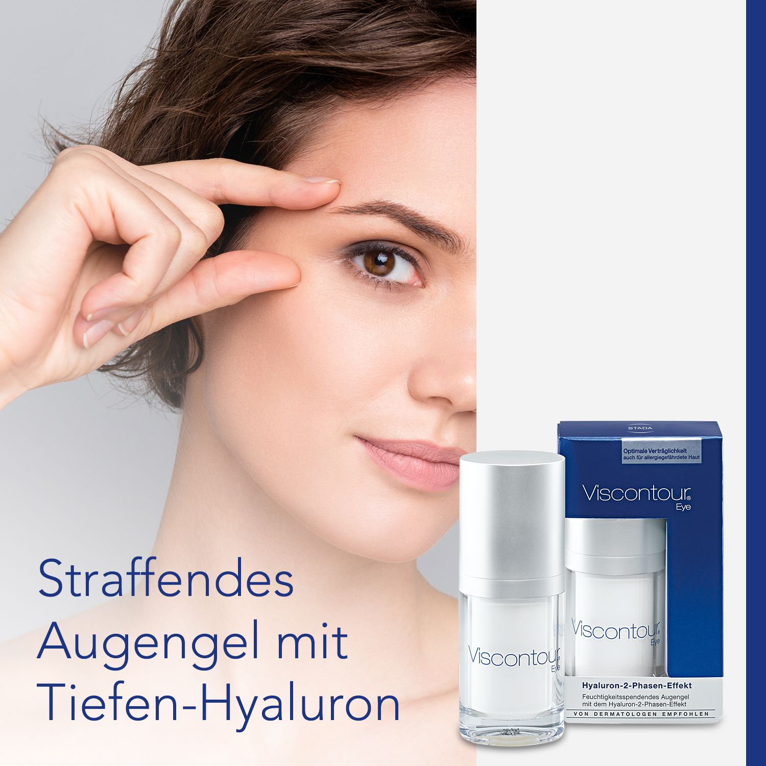 Viscontour® Eye – Pflegendes Anti Aging Augengel mit Tiefen-Hyaluron