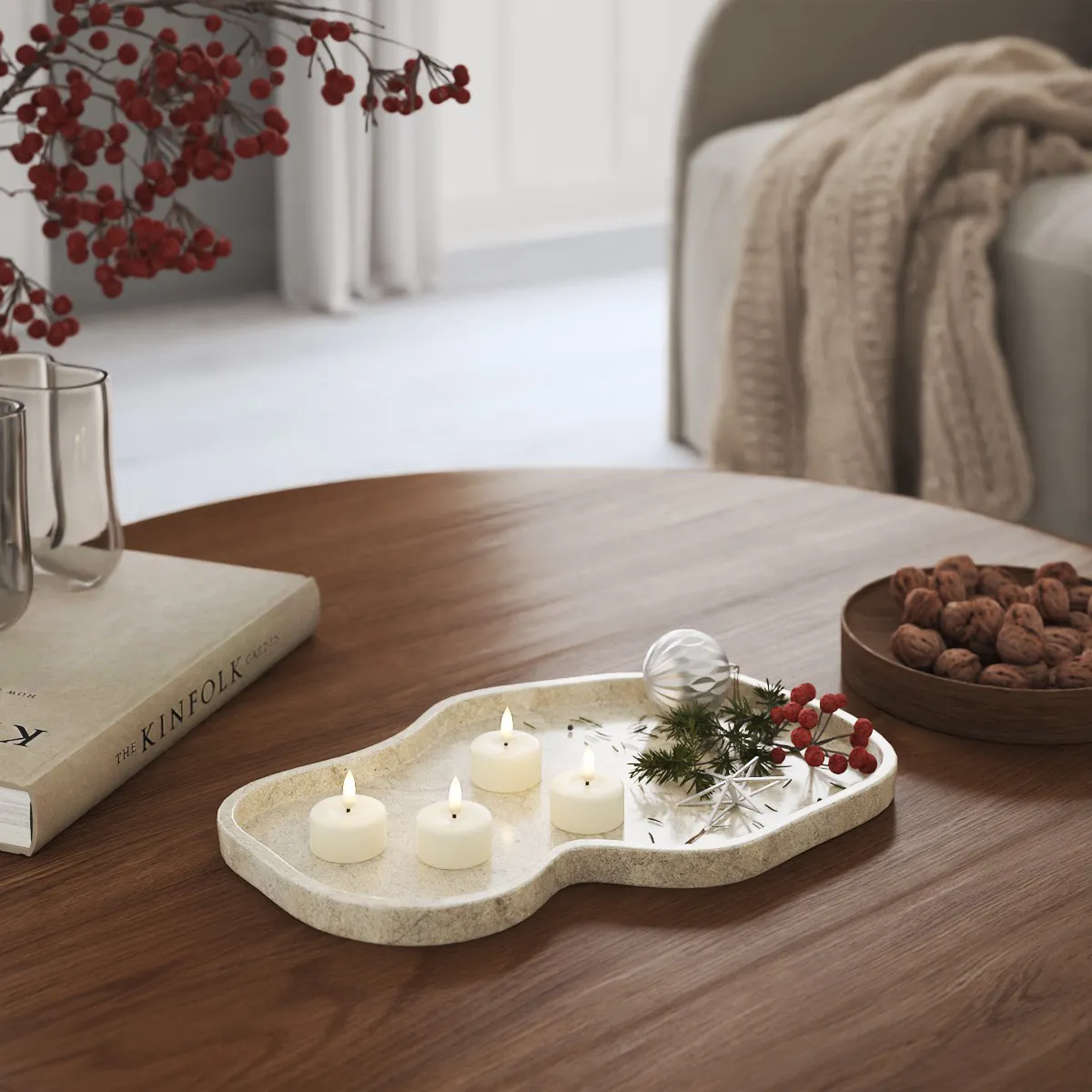 Deluxe Homeart Fyrfadslys - 4 stk