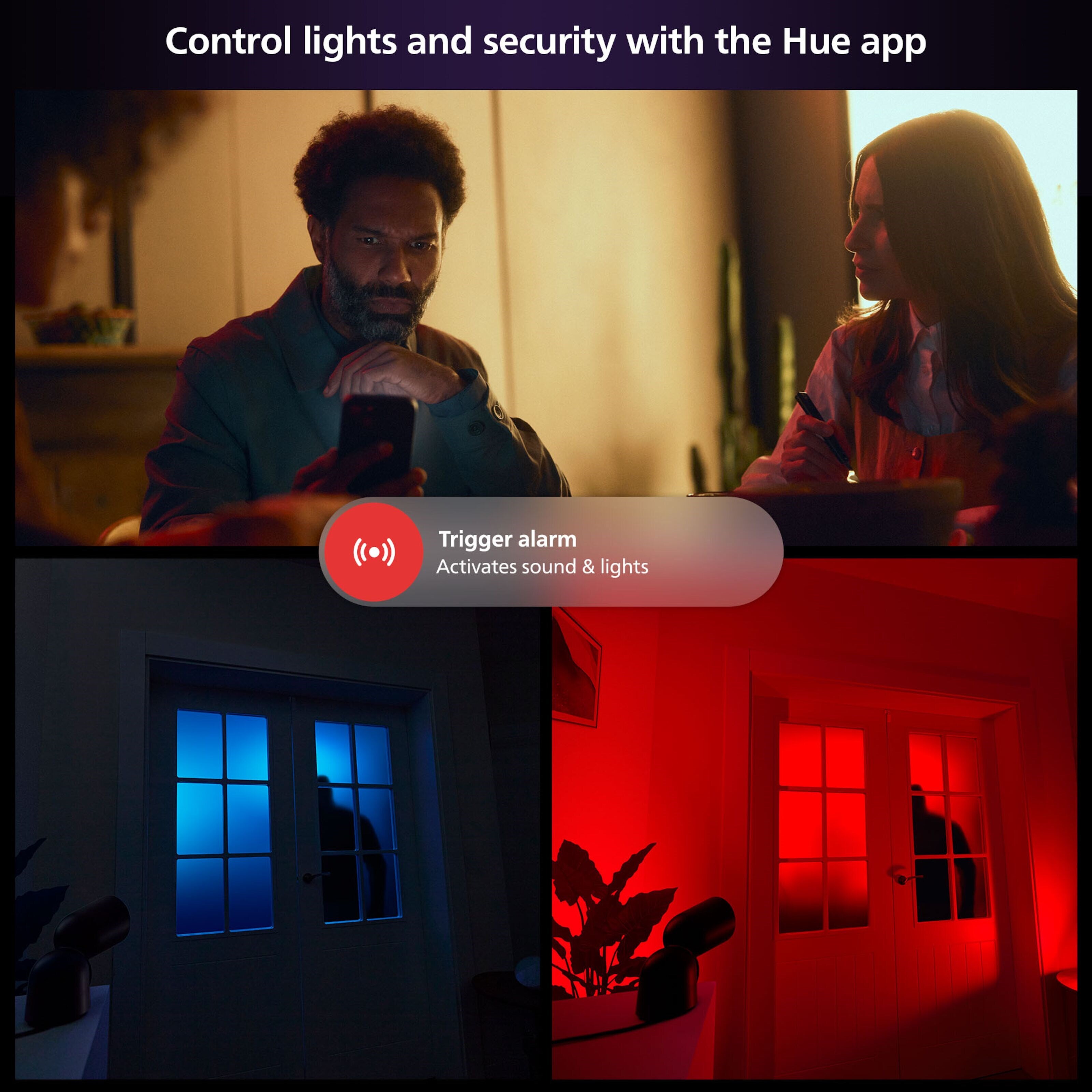 Philips Hue Secure Battery Cam Svart