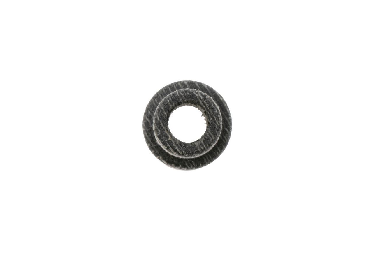 Daily Customs Simple Bead Plain Canvas Micarta Black, zwart