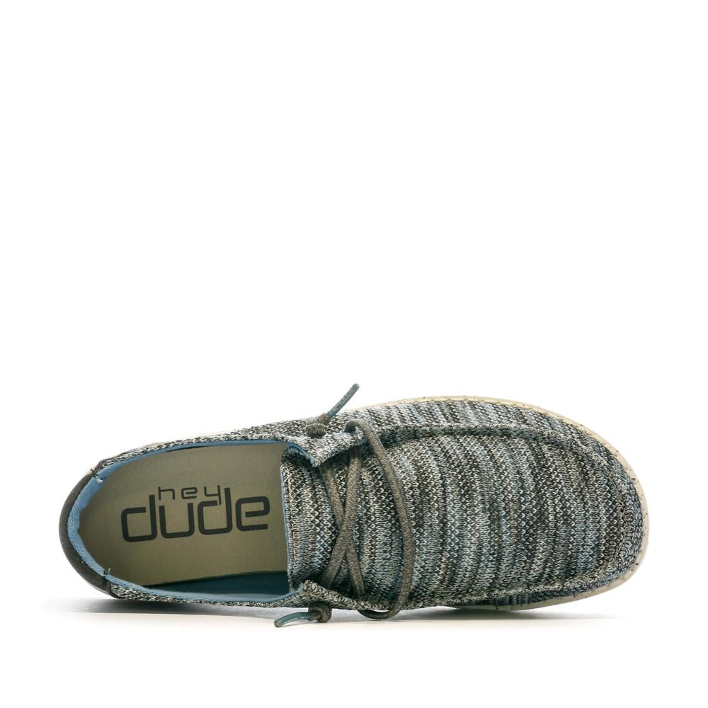Hey Dude Chaussures Bleu Chiné Femme Hey Dude Wendy