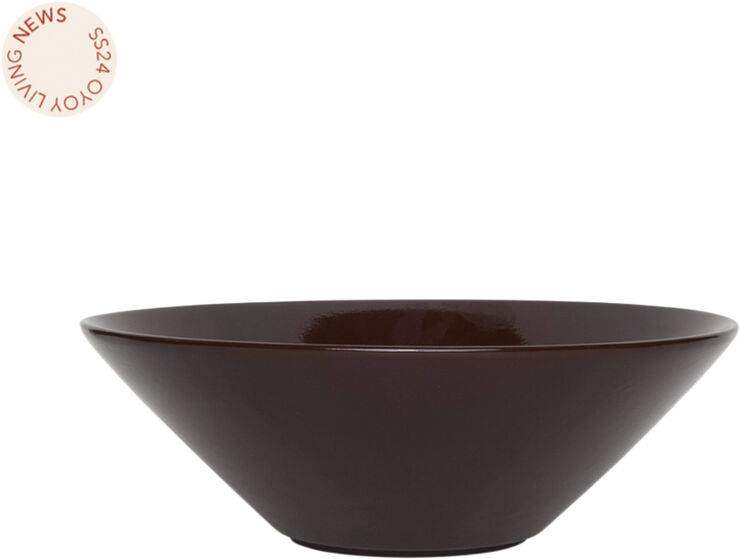 OYOY Living Design Yuka Bowl - Large Dark terracotta