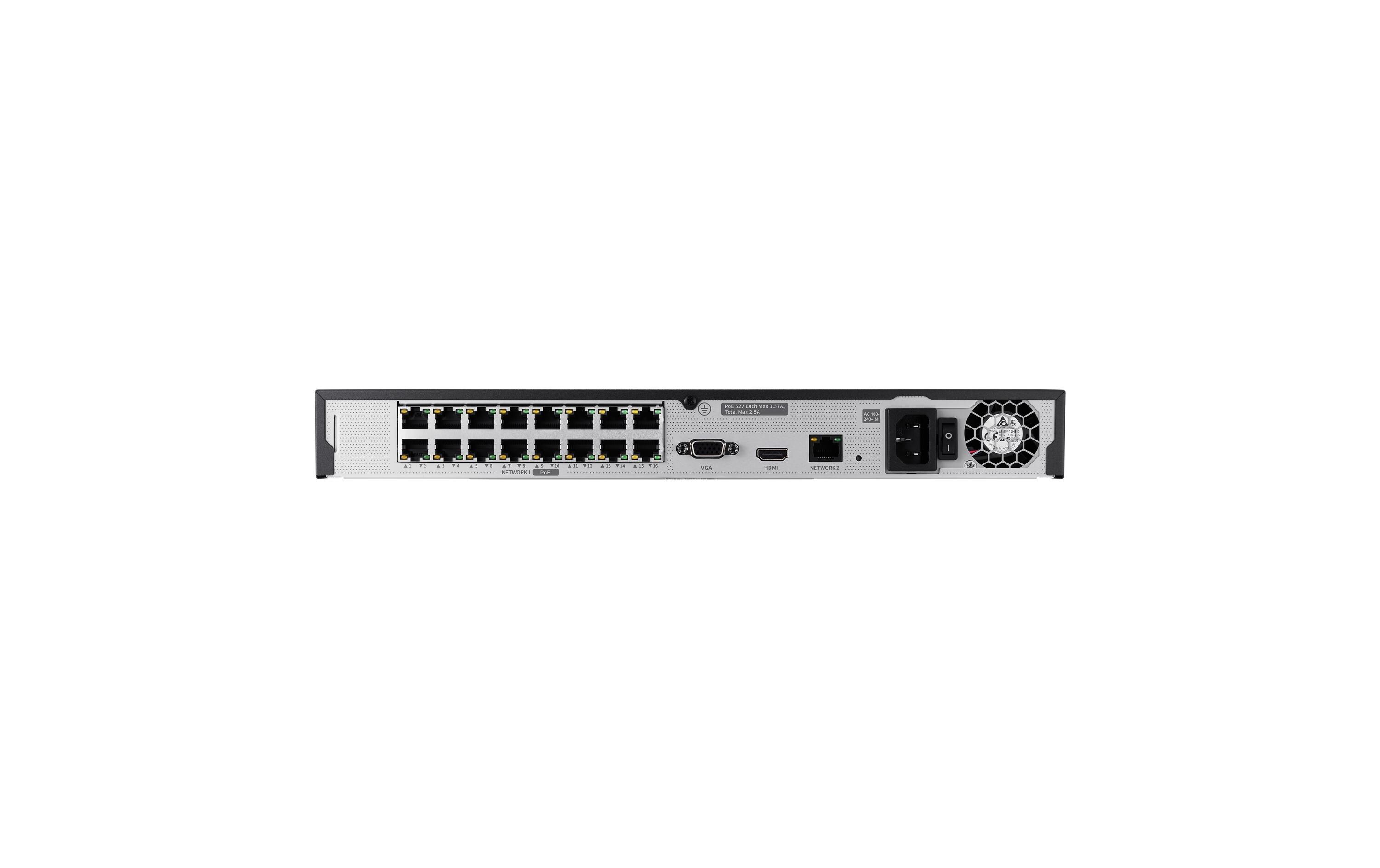 Netzwerkrekorder ARN-1610S 0 TB, 16 Kanal<br>16 Kanal Netzwerk-Videorekorder