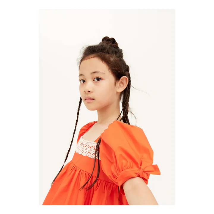The Middle Daughter Robe Popeline Know Full Well | Orange