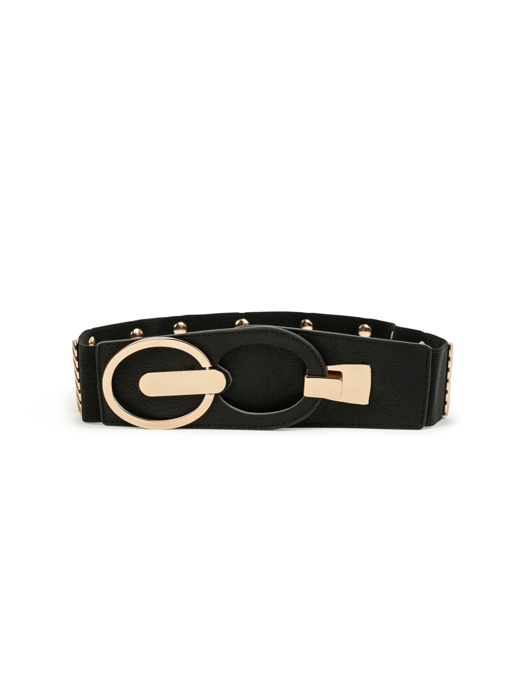 Ceinture élastiquée avec ornements dore femme - dore