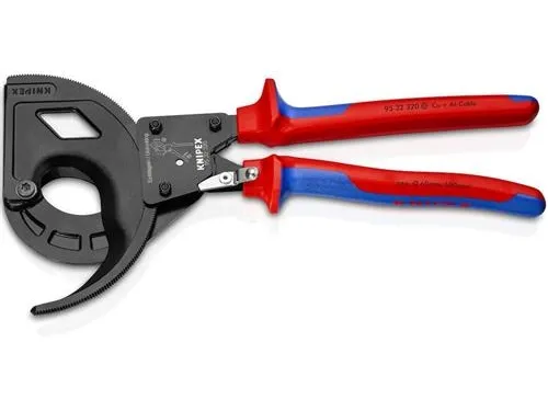 Knipex 95 32 320, Håndkabelskærer, Blå, Rød, Stål, Sort, 6 cm, REACH