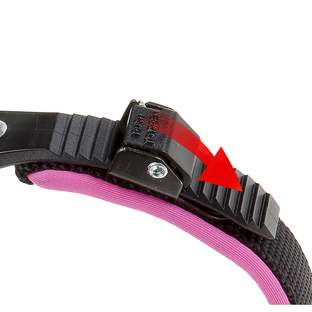 Collier ergonomique pour chiens ergofluo c15/33 avec rembourrage et fermeture à micro-régulation