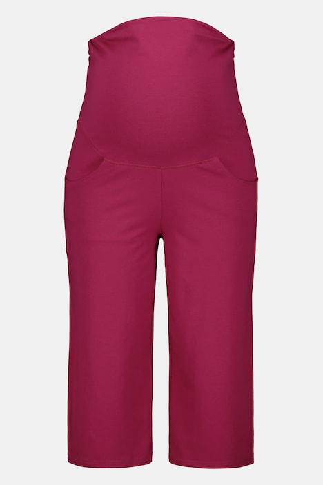 Bellieva-Caprihose, Umstandshose, Elastikbund, Biobaumwolle, GOTS