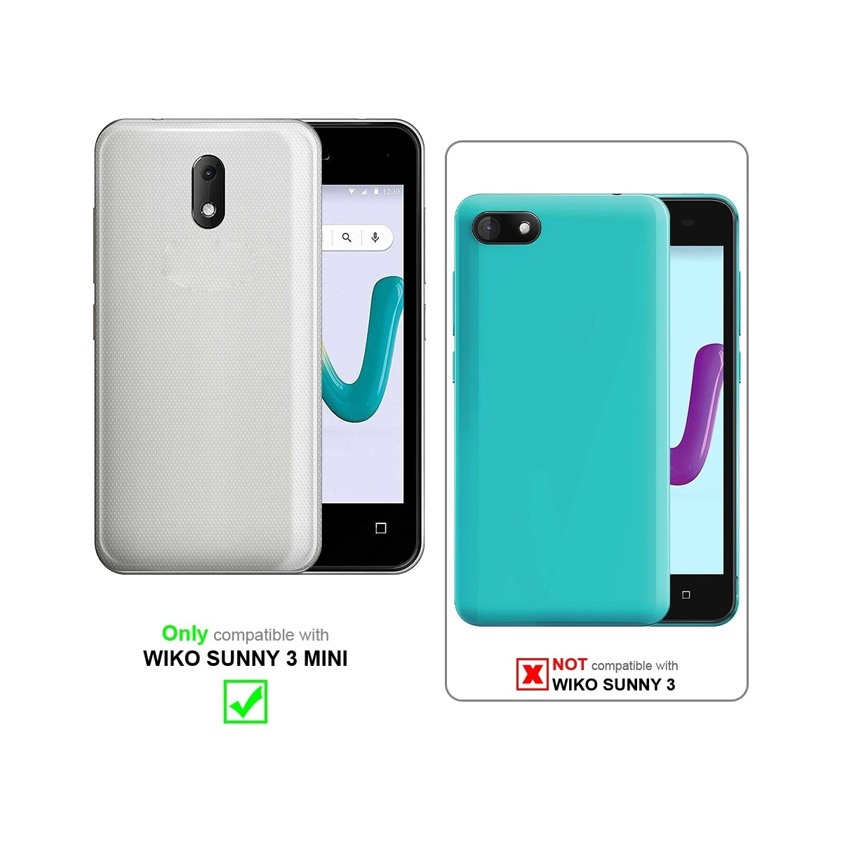 WIKO SUNNY 3 MINI Skjermbeskytter Skärmskydd