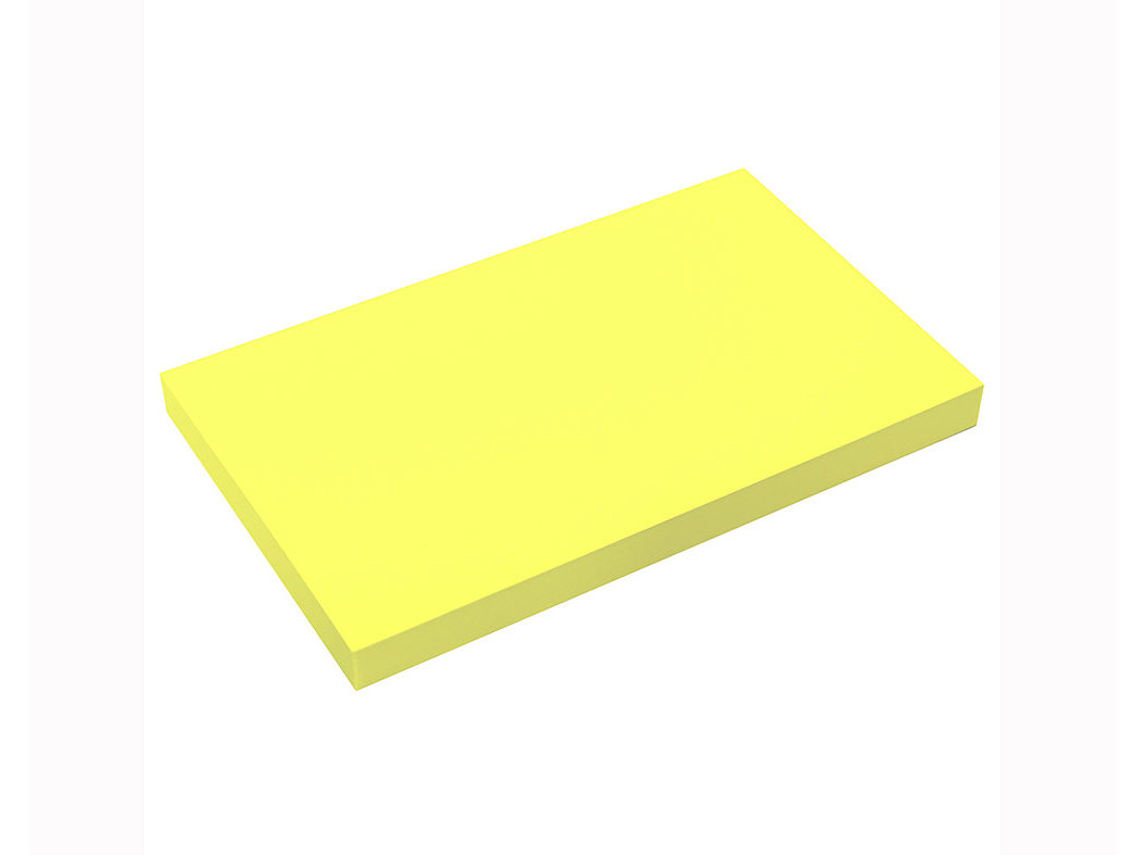 FOLHAS AUTOCOLANTES AUCHAN AMARELO NEON 100 FOLHAS