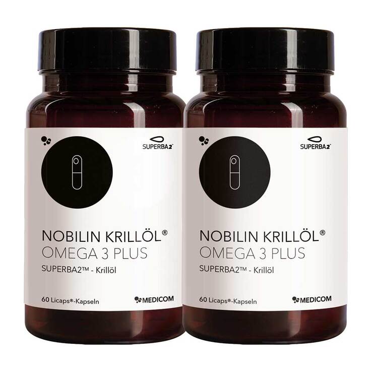 Nobilin Krillöl Omega 3 Plus Kapseln, 2X60 St