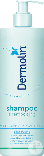 Dermolin Shampoing Hypoallergénique Cuir Chevelu Hyper-Réactif Et Hypersensible 400ml