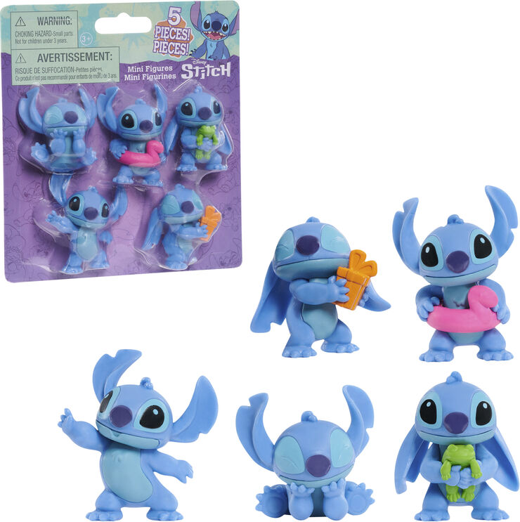 Disney Stitch Figure set 5pk, 5,5cm
