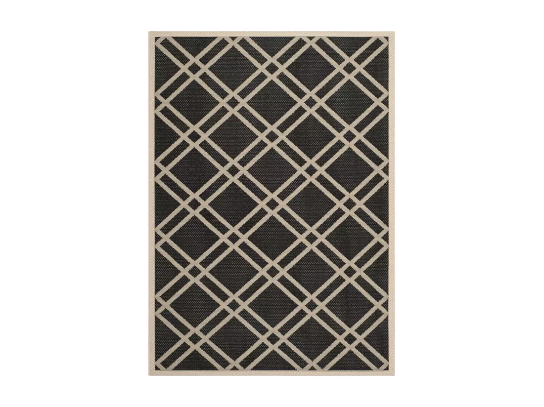 Tapis Black & Beige 160 X 231 cm - Thalia