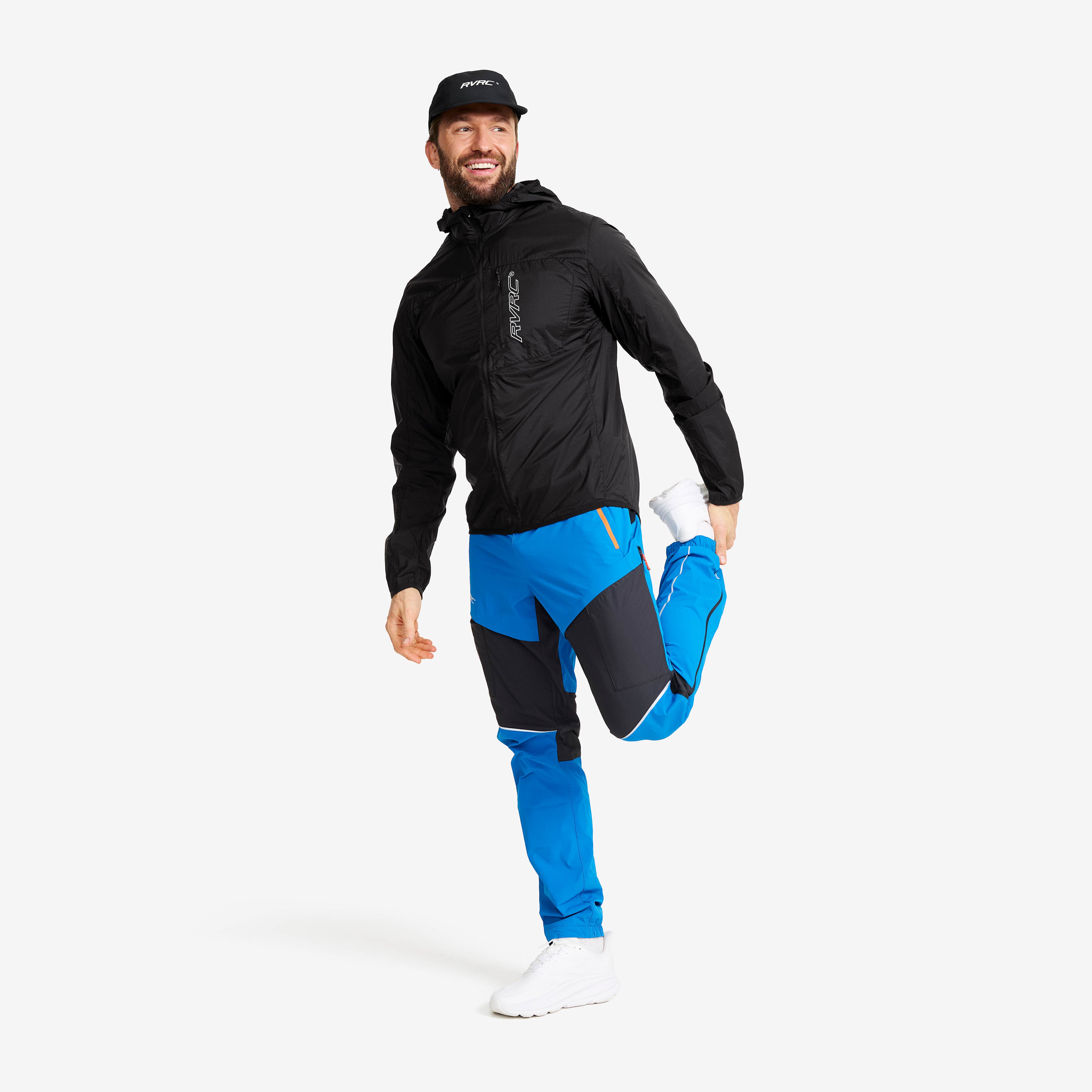 Speed Hooded Windbreaker Herre Black